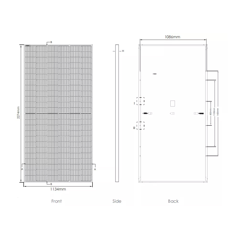 Pin mặt trời Jinko 550W